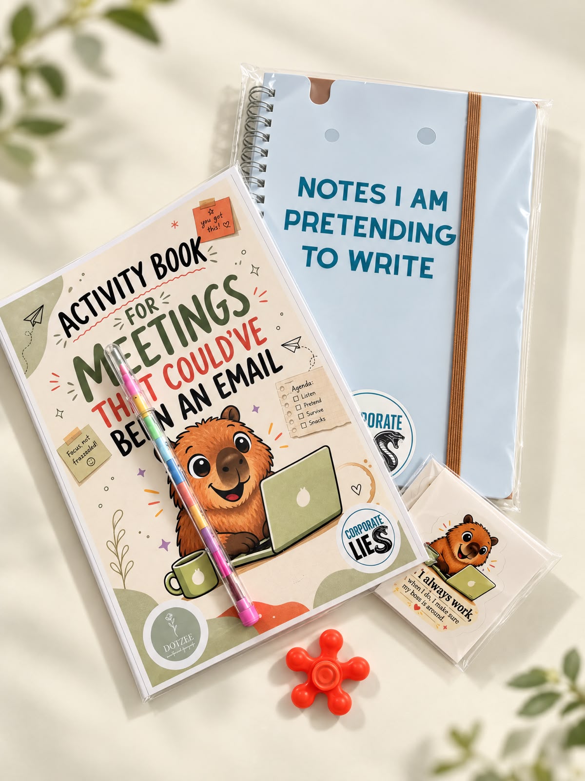 Dotzee corporate survival pack and stationery